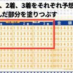 予想を記入する