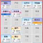 競艇場の選択画面