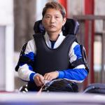 レースに挑む濱野谷憲吾