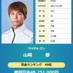 2025年10月時点での賞金ランキングは49位