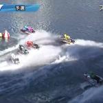 4号艇の宮崎がトップに立った1周目1M