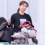 節間最速タイムを出した守屋美穂