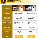 「ウィンボート（WINBOAT）」のプラン一覧ページ
