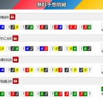 2025年8月20日の無料予想の結果一覧