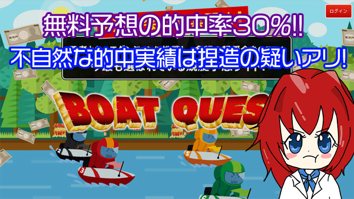 【閉鎖済み】競艇予想サイト「BOAT QUEST」のクチコミ