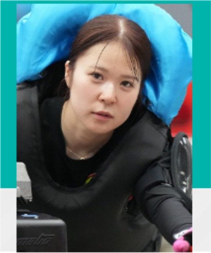 ボートを移動させている赤松咲香