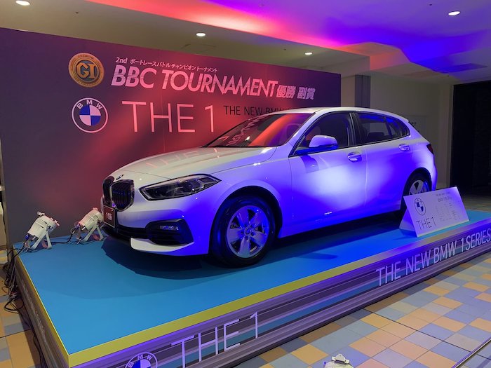 副賞として贈られたBMW