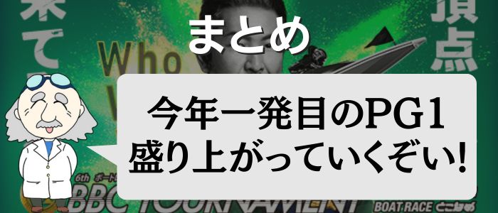 BBCトーナメントはハイレベルなトーナメント形式のPG1
