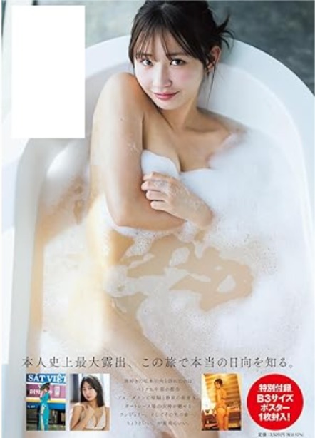 写真集の裏表紙