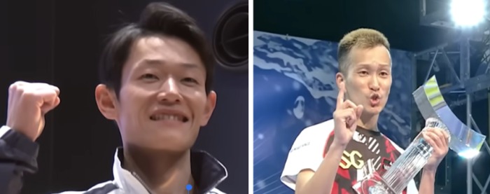 ファン投票2位西山貴浩（右）と3位茅原悠紀（左）