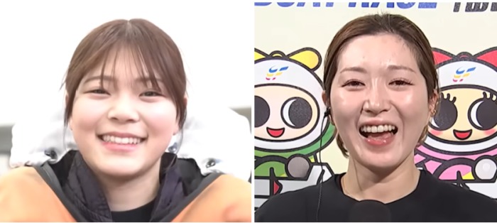 ファン投票2位井上遥妃（左）と3位西橋奈未（右）