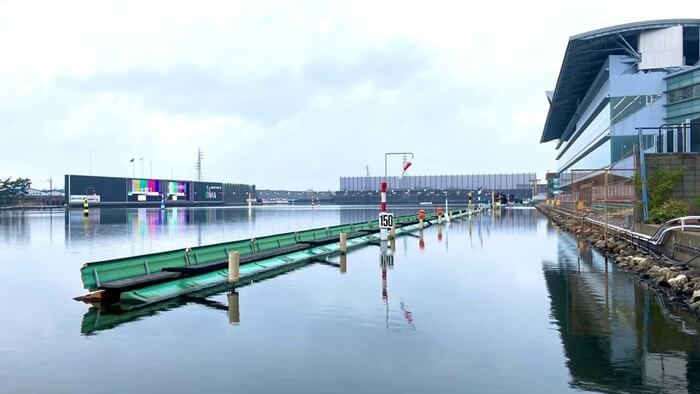 潮の干満に影響されないボートレース津