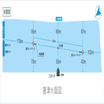 ボートレース唐津の水面図